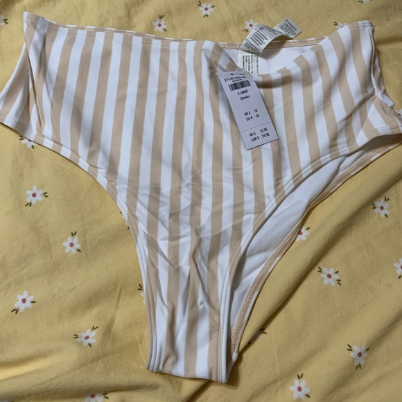 NWT / Hollister Cheeky Striped bikini bottom - Picture 1 of 2